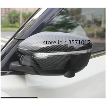 

For Nissan Qashqai 2016 2017 2018 Car Decoration Back Rear View Rearview Side Door Mirror Stick Trim Frame 2pcs/Set