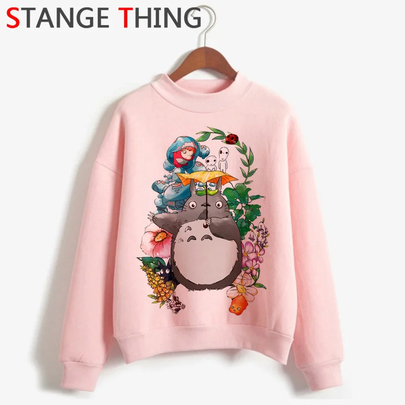 Totoro Studio Ghibli Kawaii Harajuku аниме толстовки для женщин Забавный мультфильм Ullzang Толстовка Милая 90s графическая модная толстовка женская - Color: H3035