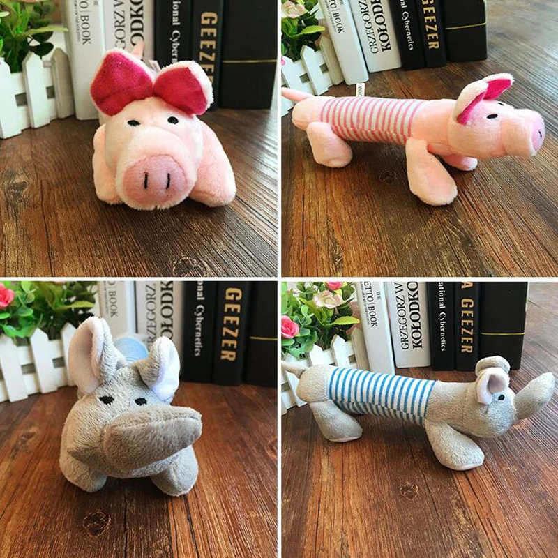Длинная игрушечная плюшевая собака Squeeze Toy Stripe Duck Puppy Teeth шлифовальные игрушки смешная Интерактивная флисовая кошка котенок собачьи жевательные игрушки