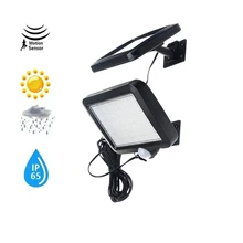 30 светодиодов солнечный светильник движения разделенная панель настенная безопасность уличная палуба декоративный забор точечный сад солнечные лампы для наружного дома Крытый 5 м провод