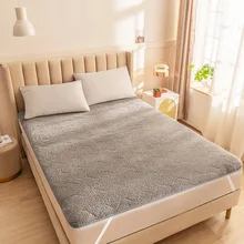 

Crystal Velvet Mattresses High Quality Keep Warm Twin Mattresses Thick Sleeping Mat Colchones De Cama Bedroom Furniture OF50CD