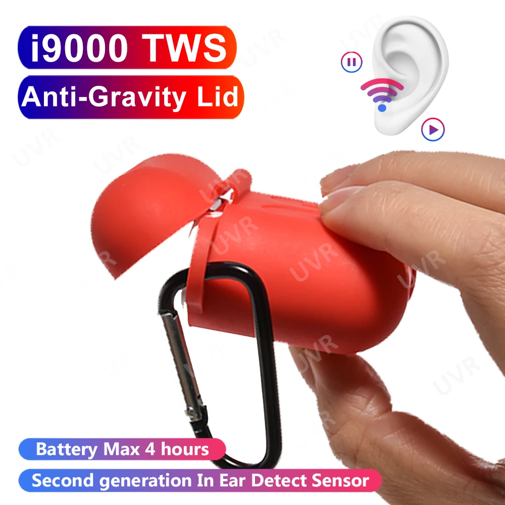 TWS i9000 убийца анти-гравитационная Крышка Bluetooth наушники беспроводные наушники водонепроницаемые спортивные для телефона Pk i12 i60 i200 TWS