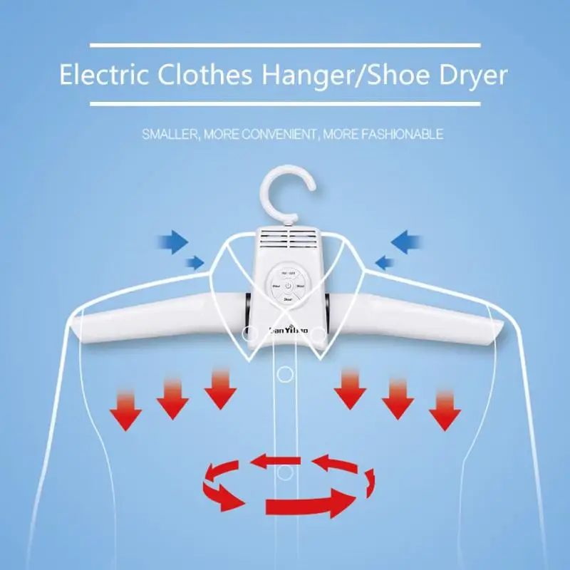 

150W Foldable Smart Hanger Dryer Portable Fast Drying Clothes Shoes Dryer Detachable Timing Dryer for Home Traveling
