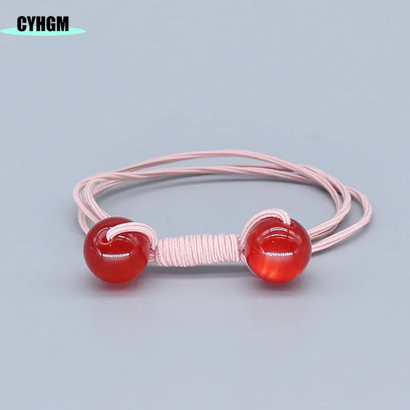 F15-3-pink-red Эластичные резинки для волос opaska durag velvet girls diademas женские аксессуары для волос femme резинка для волос F15-3 - Цвет: F15-3-pink-red