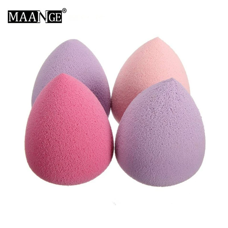 New 4pcs/lot Makeup Foundation Sponge Blender Blending Cosmetic Puff Powder Smooth Beauty Make Up Tool S9