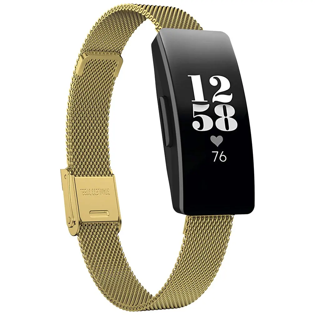 Ремешок для fitbit inspire HR сменный Миланский магнитный браслет из нержавеющей стали, фитнес-трекеры, аксессуары, браслет