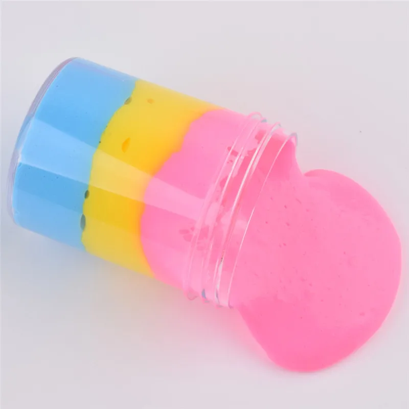 slime additives Fluffy Cloud Slime Scented Therapeutic Putty Cotton Candy Slime Supplies Stress zabawki dla dzieci  #4AA14 (8)