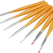 Поставка золотой стержень 7-of-маникюр, светотерапия флуоресцентный маркер diao hua bi маникюрные принадлежности оптом