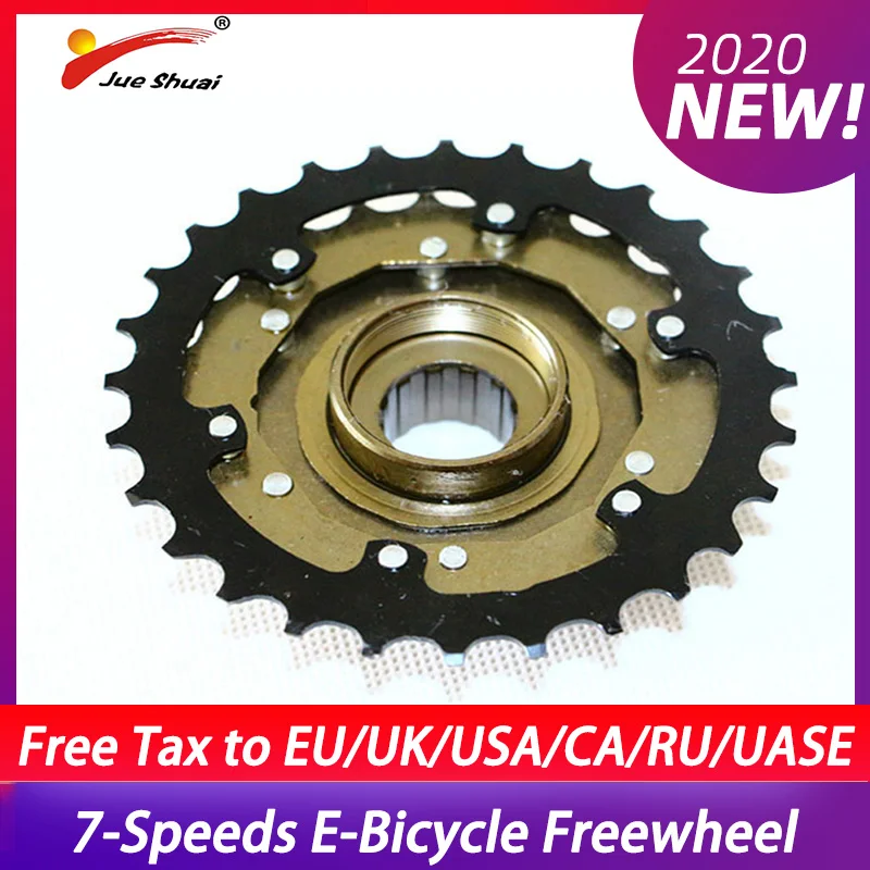 Freewheel 7-Speeds E-Bicycle Cassete 7 Velocidade MTB Mountain Flywheel Threaded Bicicleta Shifter Rear Derailleur Bike Parts | Спорт и
