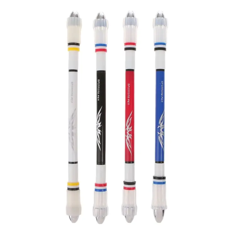 Спиннинговая ручка шариковая Вращающаяся ручка для игр синие чернила школьные принадлежности канцелярские товары