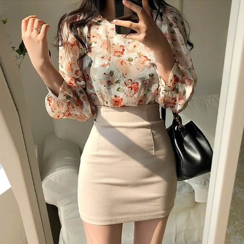 High Waist Bodycon Retro Split Thick Stretch Skirt Women's Autumn and Winter Solid Color Three-color Pencil Skirt Women's Skirts autumn winter fashion maternity pajamas cotton coat pants and breast feeding tops three pieces leisure pregnant women homewear