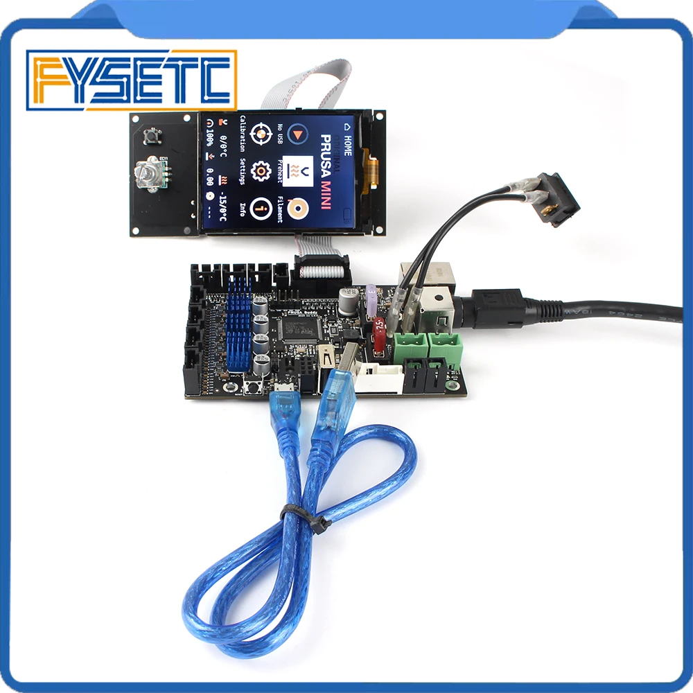 Clone Prusa Mini Buddy Board Tmc2209 Driver com Lcd Compatível com Prusa Firmware - Imagem 4