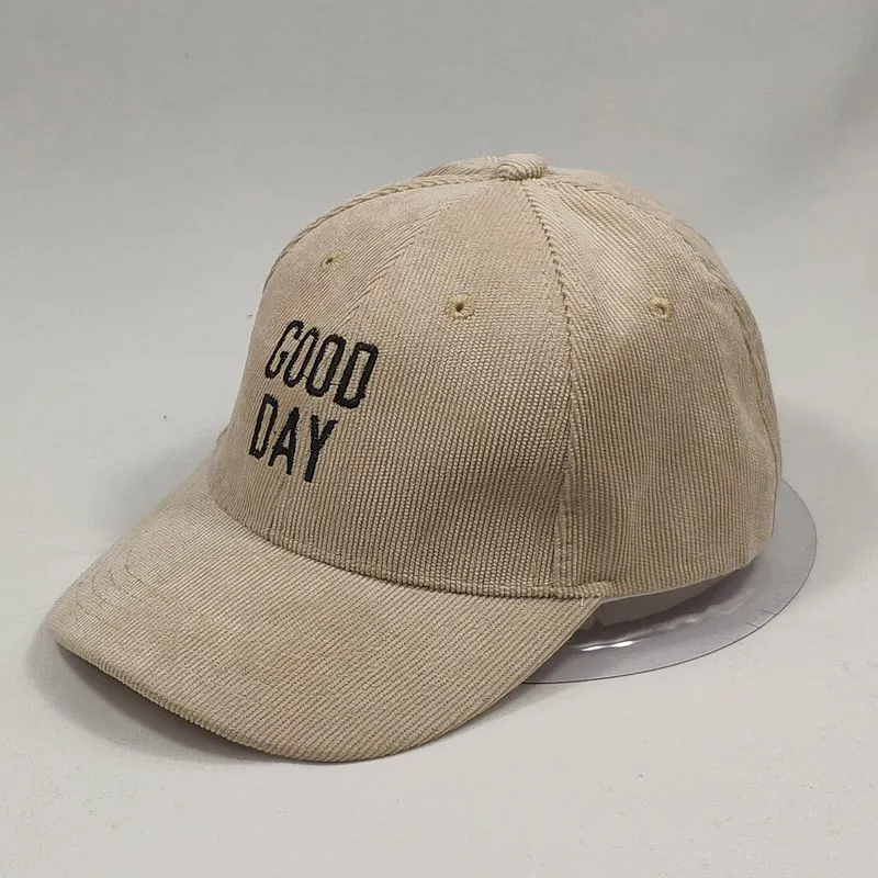 Детская Вельветовая регулируемая бейсболка Good Day для мальчиков и девочек 2 8