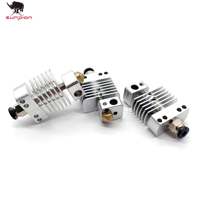 SUNPION CR8 комплект Hotend дистанционный Боуден 3d принтер экструдер цельнометаллический радиатор 1,75 может фиксироваться вентилятор Горизонтальная установка