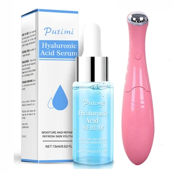 

Hyaluronic Acid Enssence Acne Treatment Whitening Cream for Face Serum Anti Wrinkle Eye Massager Dark Circle Relief Face Care