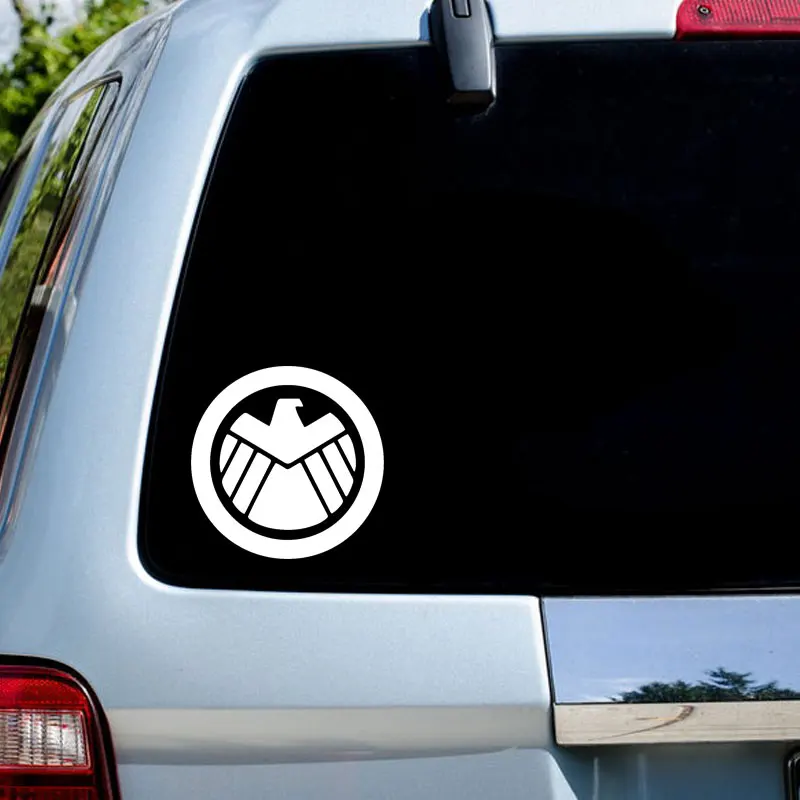 

The Avengers SHIELD Sagent Sign Car Window Sticker Vinyl Marvel Super Hero Logo wall stickers Decor Auto Wall Decals Mural