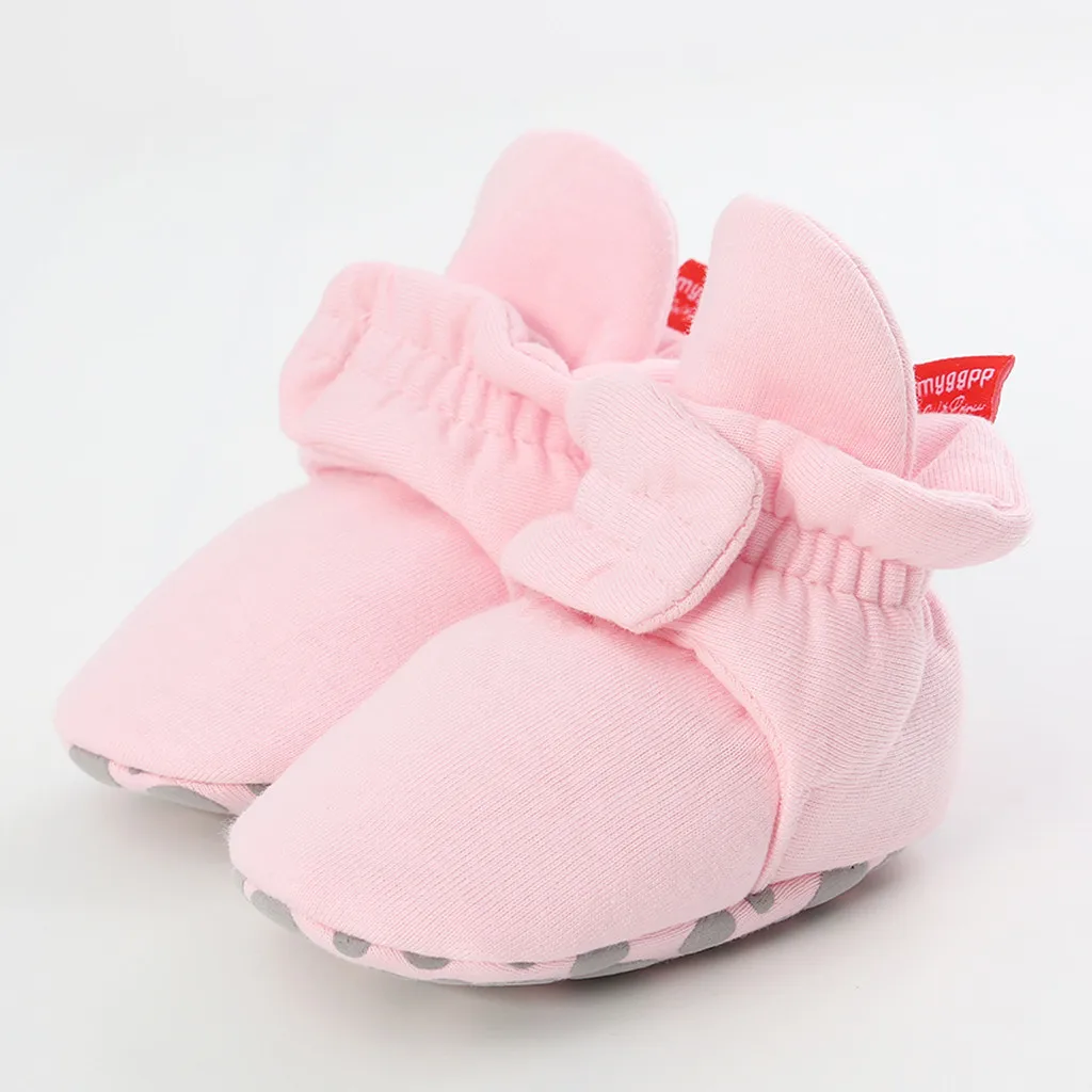 

First Walker Toddler Baby Girls boys Sole Shoes Hook&Loop Solid Fashion Toddler First Walkers Kid Shoes Winter Warm Snow Boots