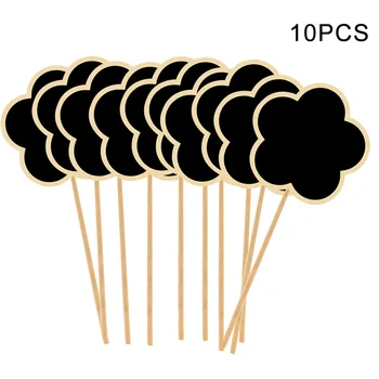 

10pcs/set Easy Write With Blackboard Fruit Vegetable Labels Agriculture T Type Flowers Plant Tags Garden Markers Home Wooden