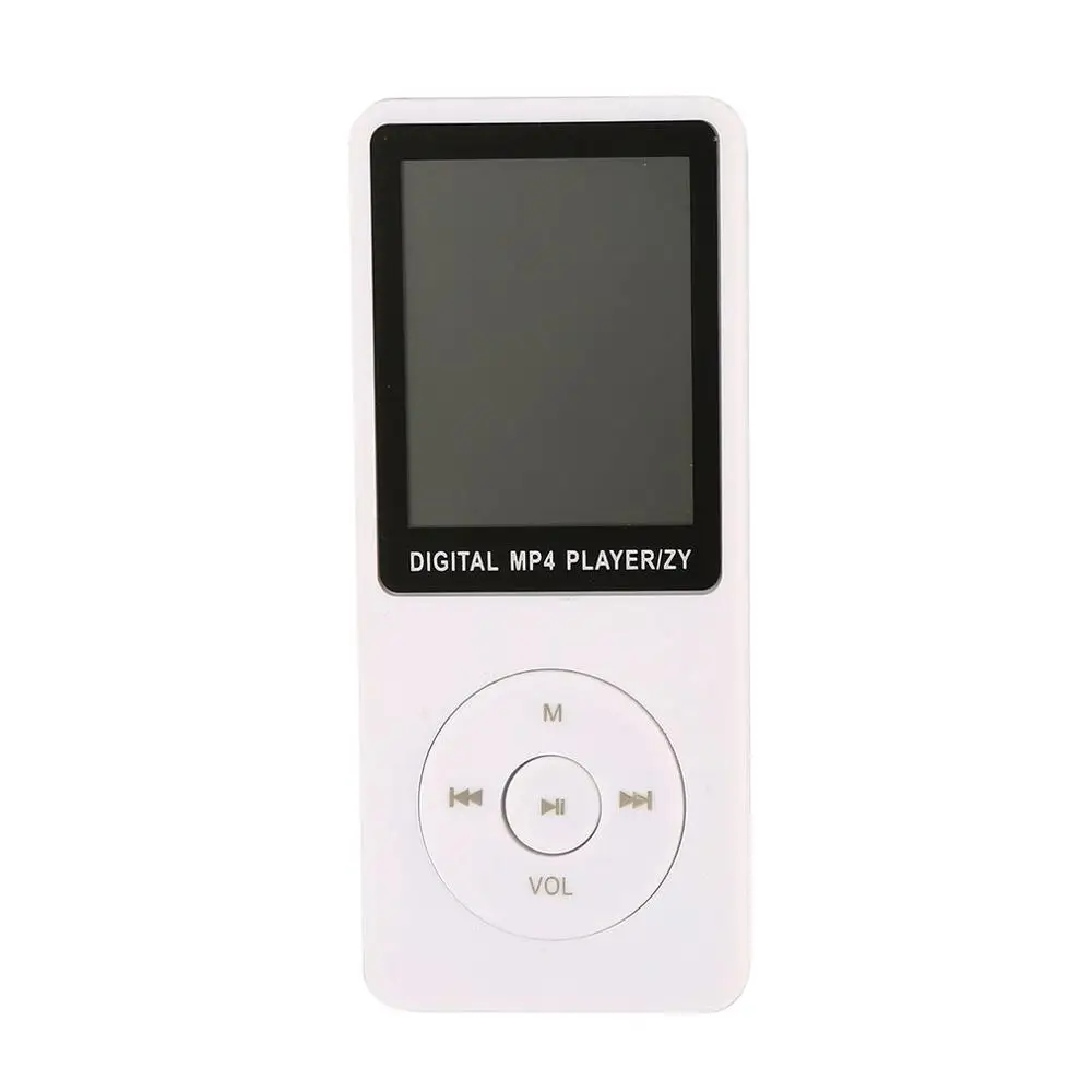 Белый Спортивный MP3 ультратонкий легкий переносной экран MP3 музыкальный плеер MP4 портативный 1,8 дюймов Студенческая карта вставки - Цвет: Белый