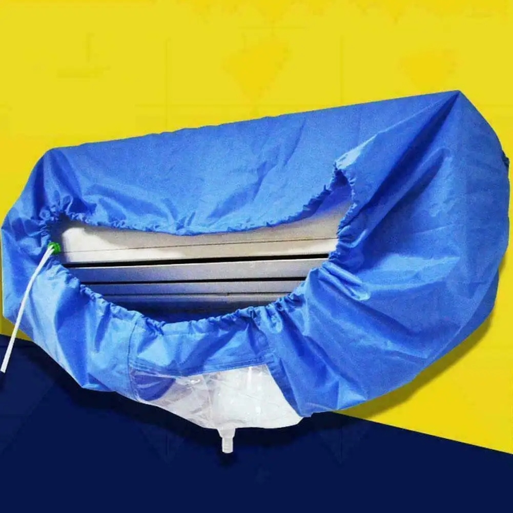 

Wall Mounted Air Conditioning Cleaning Cover Tool Waterproof Dust Washing Clean Protector Bag VJ-Drop