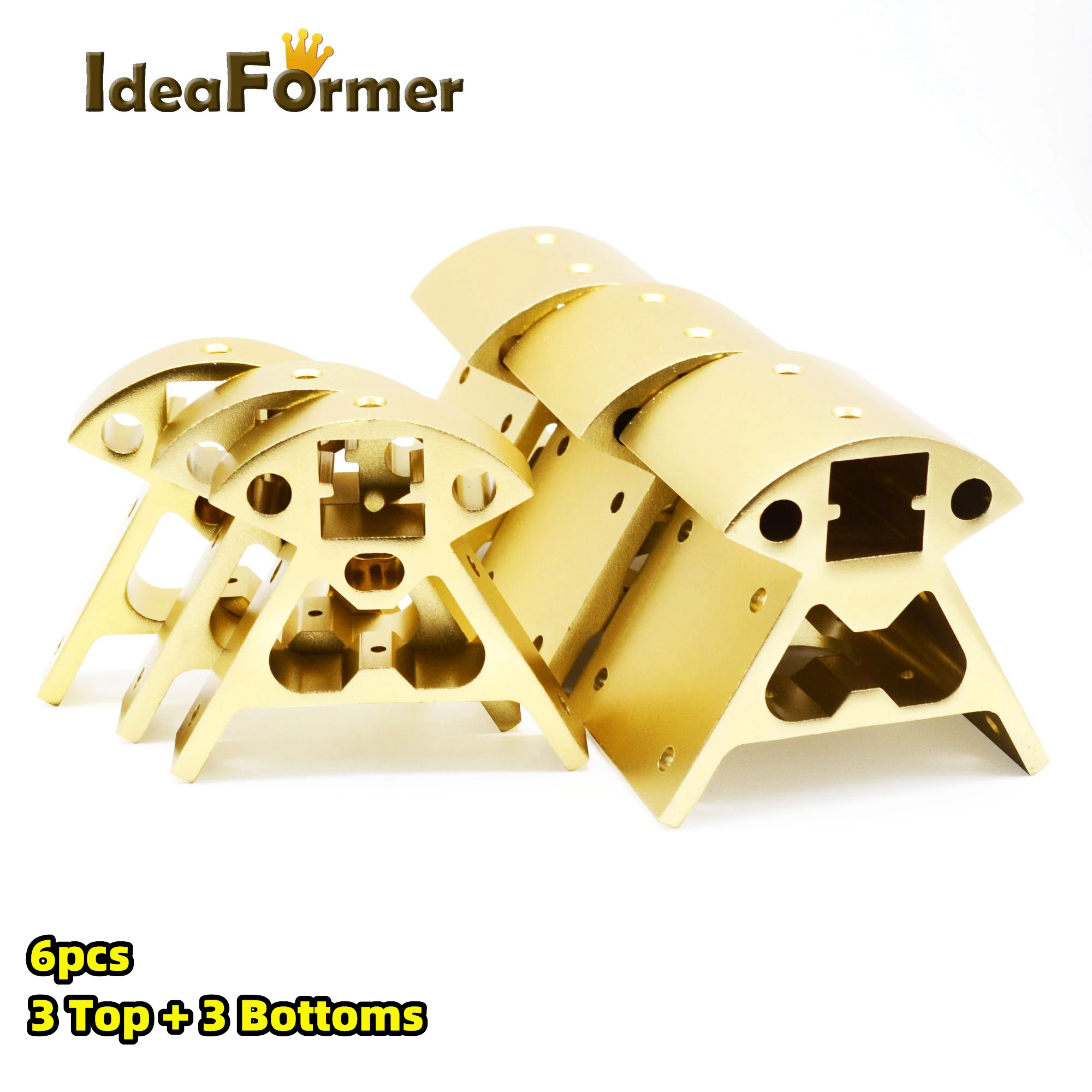 1 комплект углов детали для 3D принтера рамка Reprap цельнометаллическая Delta 3