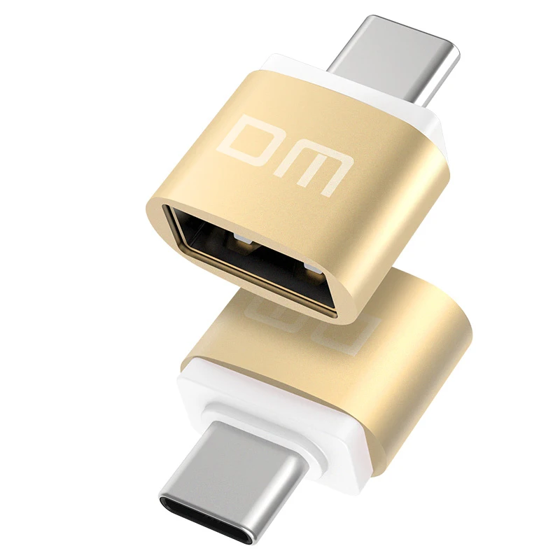 DM type C адаптер USB C штекер USB2.0 Femail USB OTG конвертер для устройств с интерфейсом type c