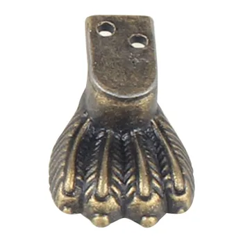 

8pcs/pack Wardrobe Home Improvement Furniture Leg Corner Protector Claw Shape Closet Hardware Support Zinc Alloy Desk Dresser