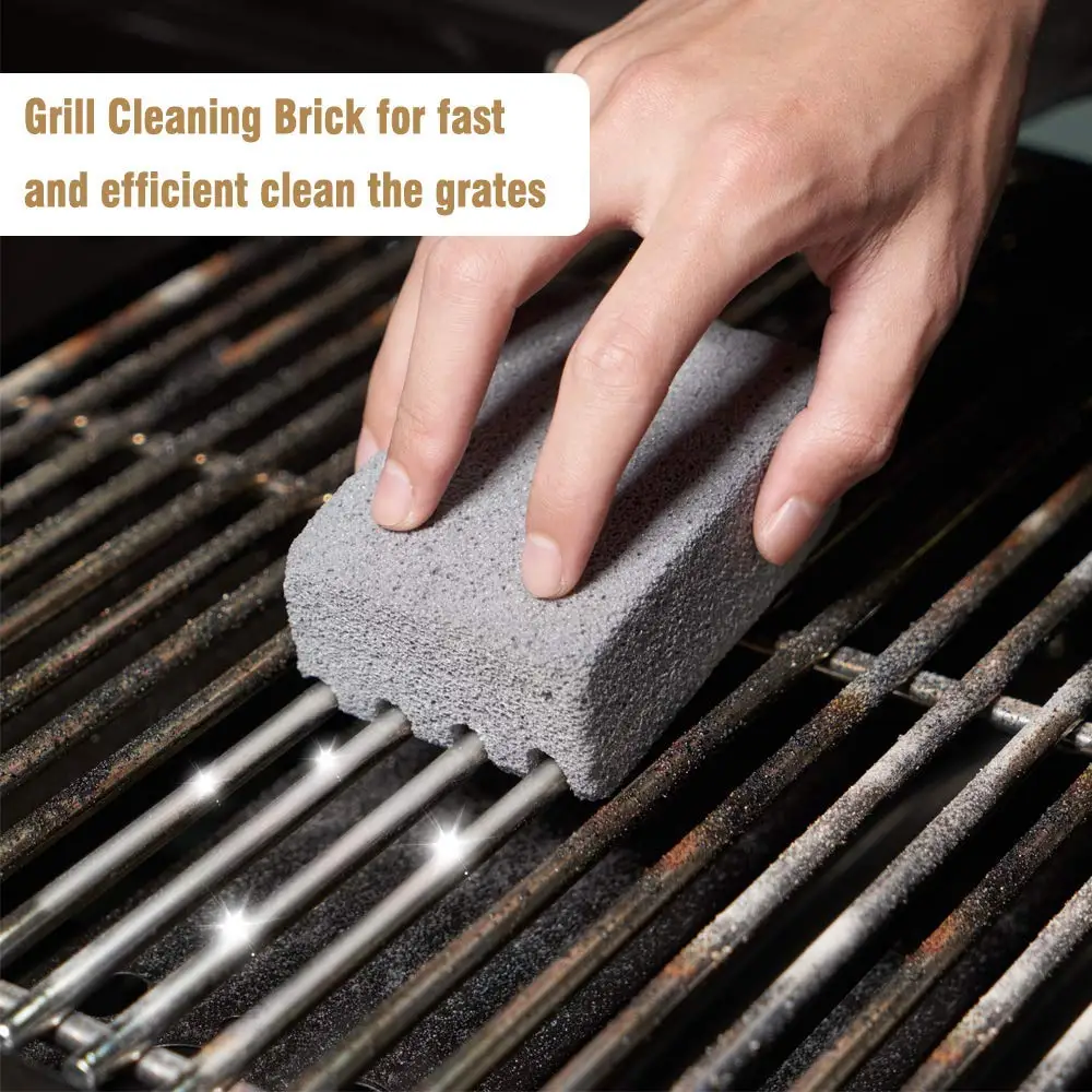 3Pack Griddle Grill Cleaning Brick Safely and Quickly Cleaning Flat Top Grills Removes Stubborn Grime 35FP11