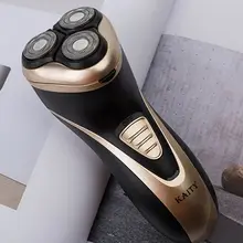 Мужская электрическая новая бритва для бритья бороды USB Перезаряжаемый 3D тройной плавающий триммер для головы