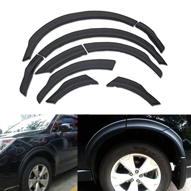 For Subaru Forester 20132017 10PCS ABS Matte Black Wheel Arch Fender