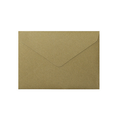 16x11.5cm Vanilla Paper Bronzing Business Invitation Envelope Wedding Invitation Envelope Customization