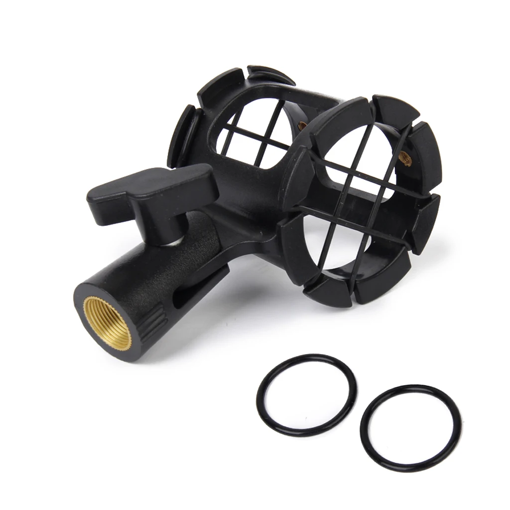 Condenser Mic Shock Mount Professional Condenser Mic Shock Mount Recording Bracket with Rubber Band DIY