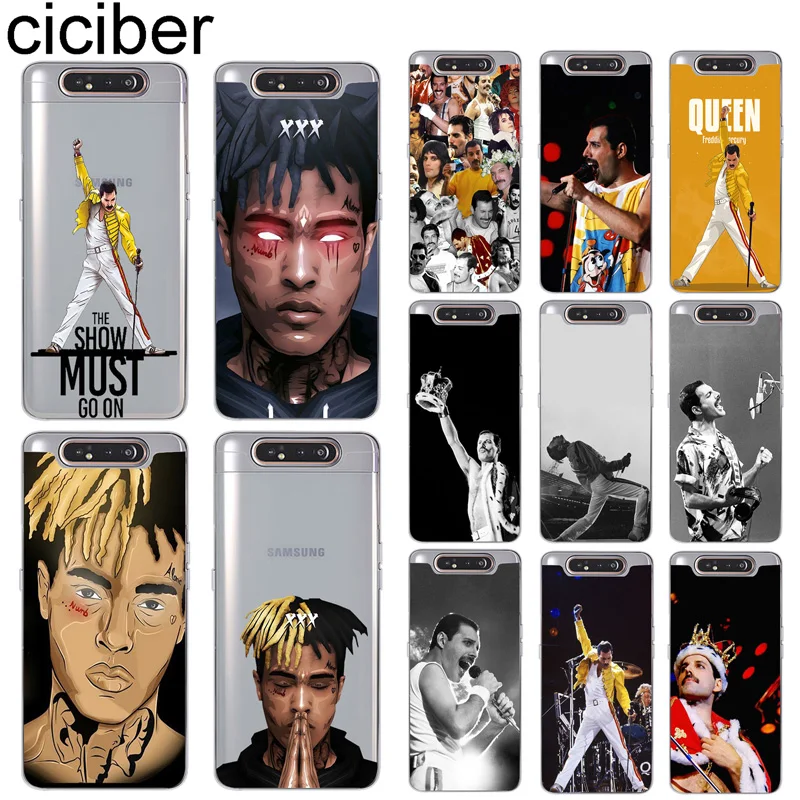 

ciciber Phone Cases for Samsung Galaxy A50 A70 A80 A40 A30 A20 A60 A10 A20e Soft Silicone TPU Cover Freddie Mercury Xxxtentacion