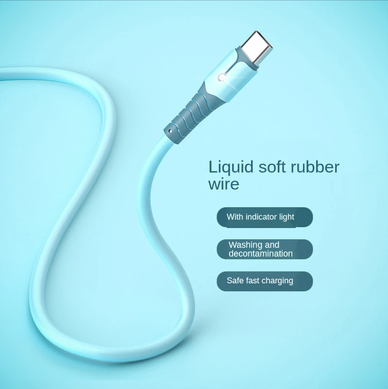 Кабель Micro USB Type C из жидкого силикона, 5 А, кабель для быстрой зарядки мобильных телефонов Android, шнур для передачи данных для Huawei, Xiaomi, Samsung, Galaxy, Redmi|Кабели для мобильных телефонов| | АлиЭкспресс