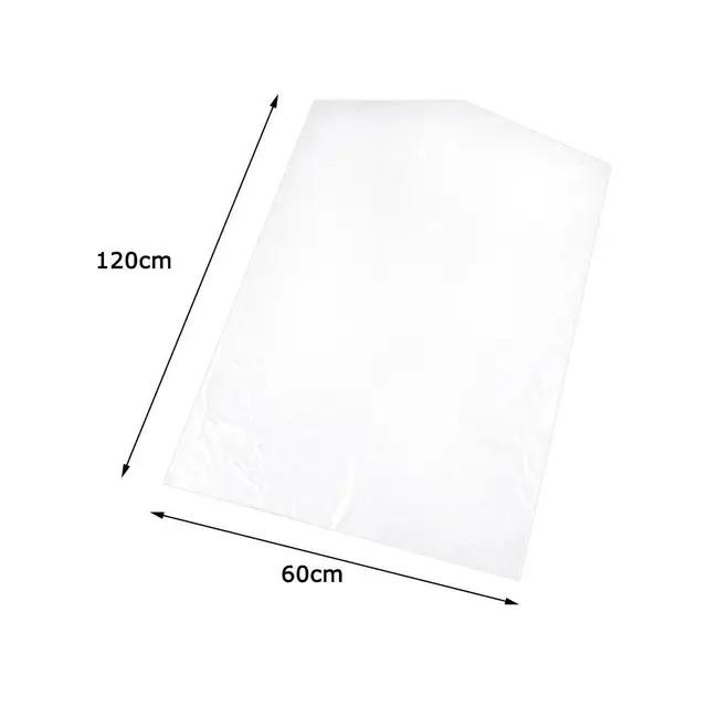 Clothes Dust Cover 2.2 Silk Coat Suit Transparent Plastic Pocket Dry Bags Cleaner Hanging Proof Moisture Disposable Waterpr G8Q3 60X120cm
