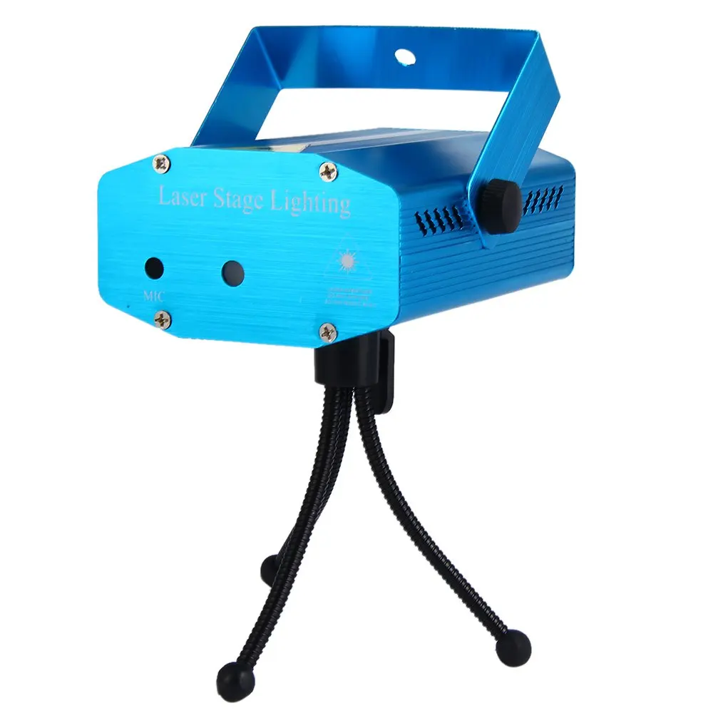 

Voice Automatic Control Red Green Laser Landscape Projector Light For Party KTV Bar Stage With Tripod US/EU Plug