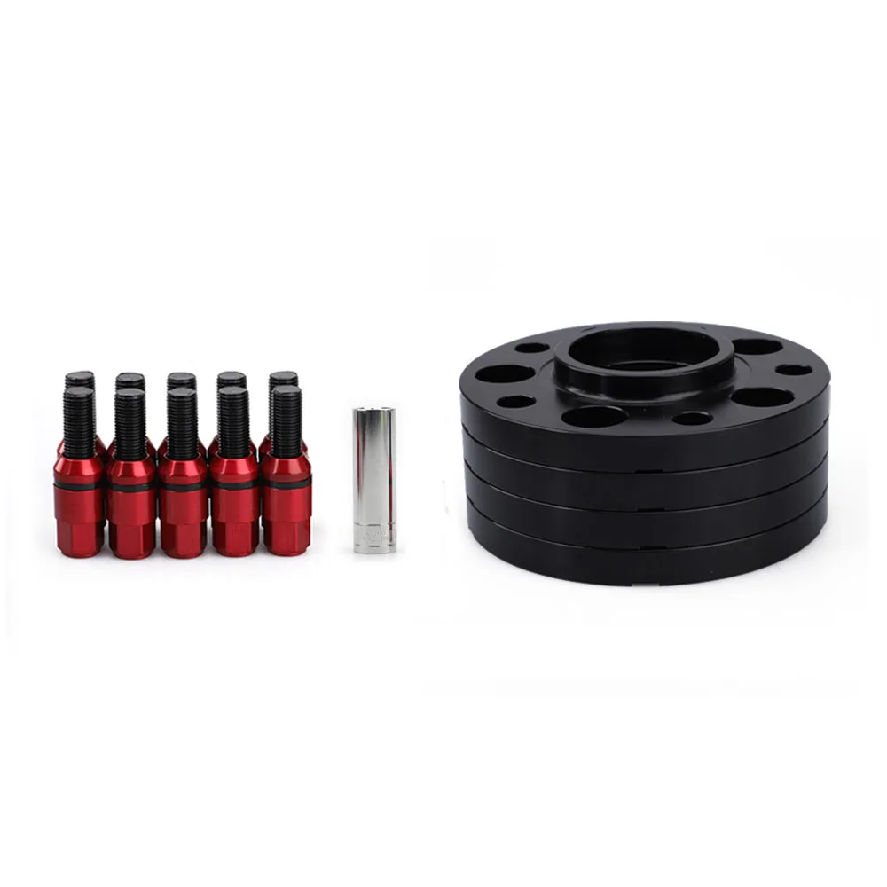 

Колесные Распорки Hubcentric, 4 шт., 5x112, 5x100, 57,1 мм, совместимы с Audi Volkswagen 5, наконечники, 15 мм с 20 зажимными болтами M14x1.5
