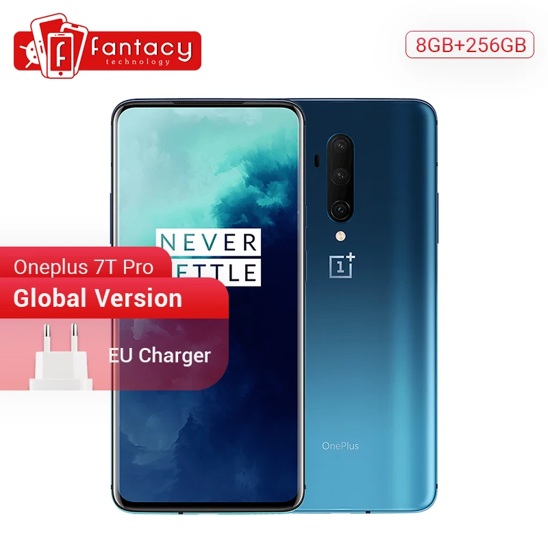 

Global Version OnePlus 7T Pro 8GB 256GB CellPhone Snapdragon 855 Plus 6.67'' Fluid AMOLED 90Hz Screen 48MP Camera 4085mA UFS 3.0