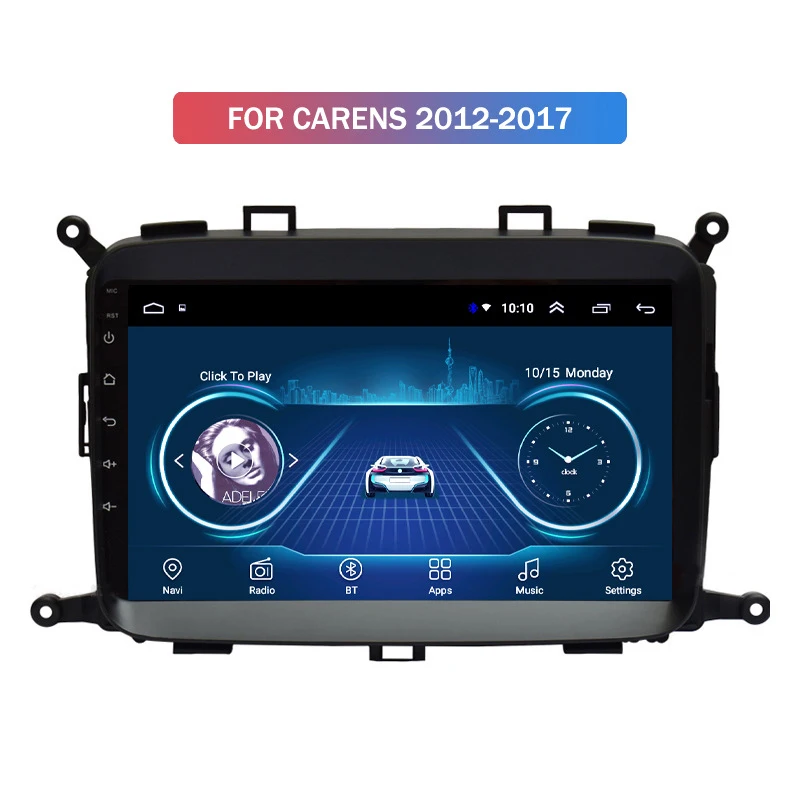 Новинка 1 + 16G Android 10 автомобильный радиоприемник мультимедийный плеер для Kia Carens