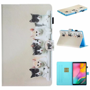 

For Samsung Tab A 8.0 2019 Case PU Leather Folio Stand Wallet Pattern Cover for Samsung Galaxy Tab A 8.0 2019 SM-T290T295 Tablet
