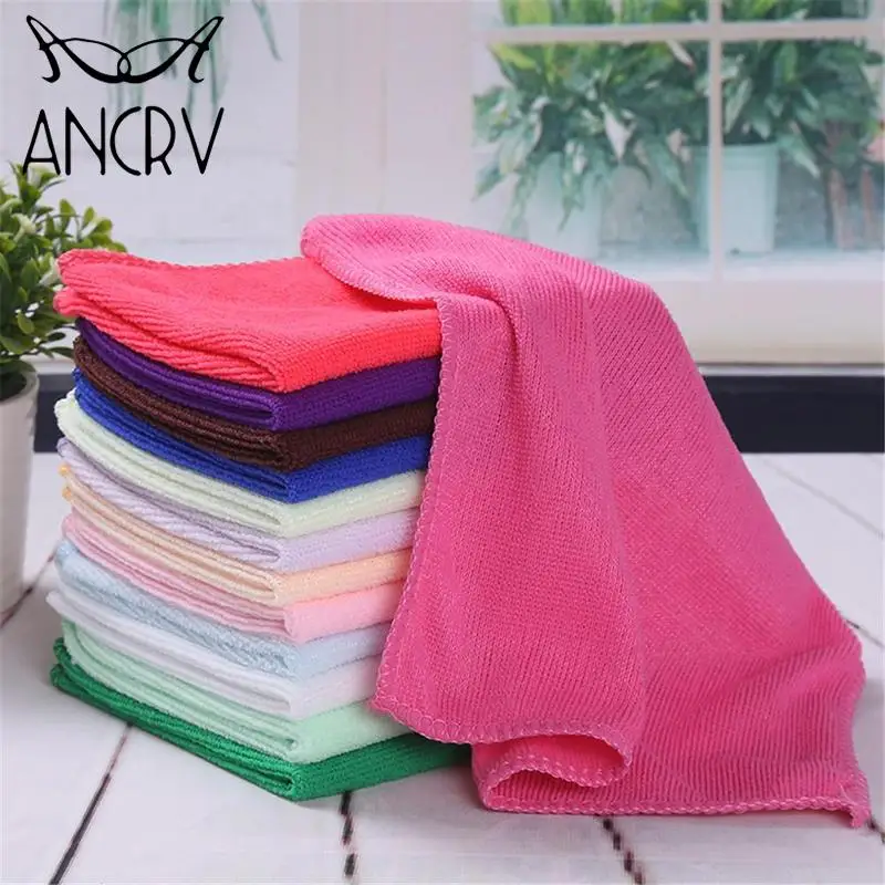 ANCRV Superfine Fiber Cleaning Towel Car Auto Care Clean Wiping Towel Cleaning Bicycle For Clean Cloths Dust Rugs VEG4192 A2F1