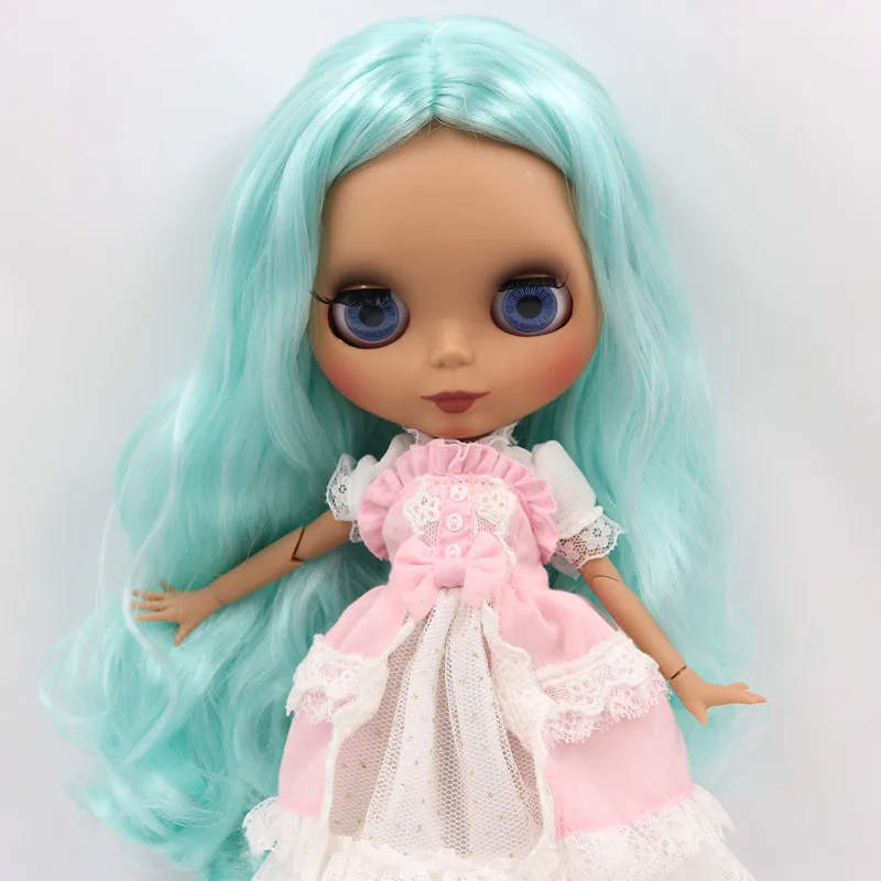 ICY Fortune Days factory blyth кукла 1/6 шарнирное тело новое матовое лицо губы Cyan hair DIY sd Подарочная игрушка