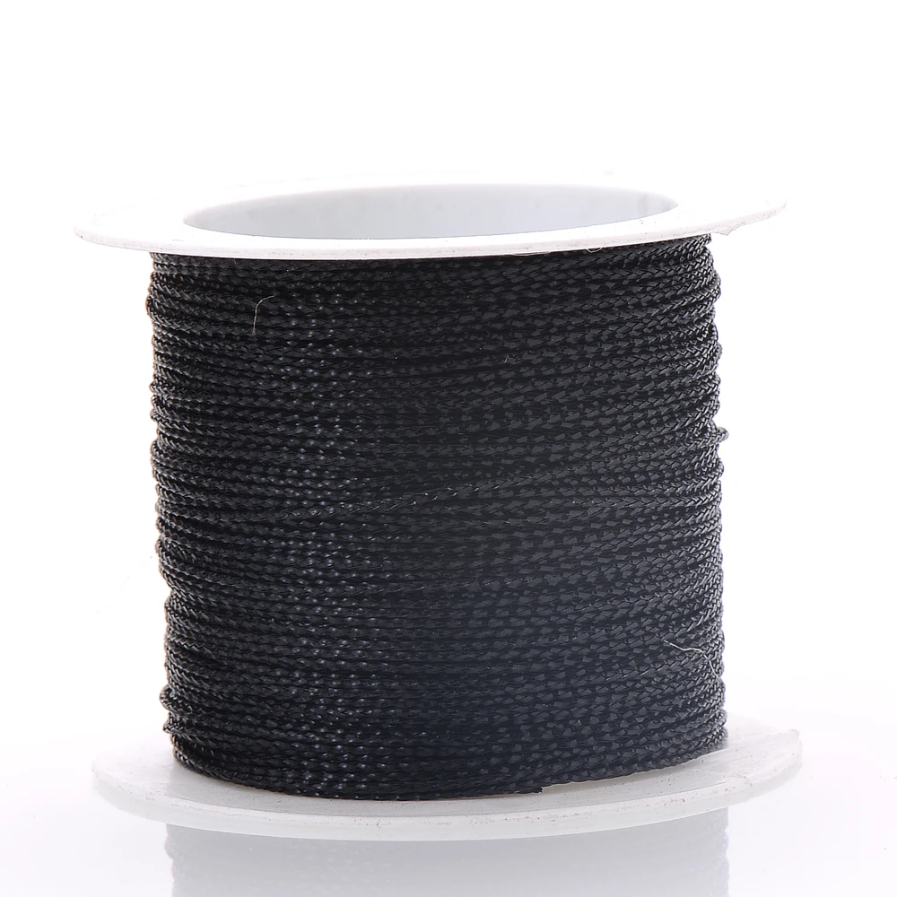 20/40/100M Gold Wire Glitter Thread Tag Rope Round Core-Spun Rope 1mm Diy Making Jewelry Craft Christmas Gift Wrapping Thread 