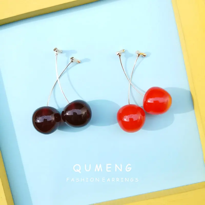 Женские серьги подвески QUMENG 2020 корейские модные длинные с кисточками и