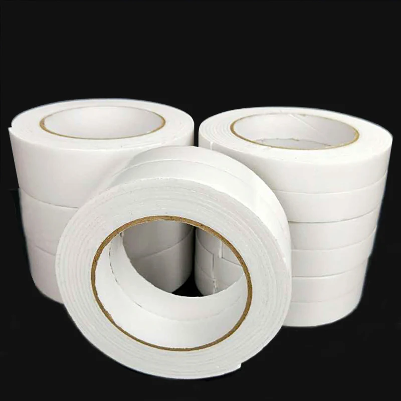 White Foam double-sided Tape for Poster Wall Paintings Crafts Phone LCD Pannel Car Accessories Width 10mm-50mm Length 4.5M