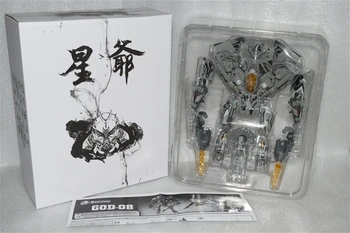 

TF DreamWorks Red Spider KO movie L-class with sound and light cybernet pattern color GOD-08S PVC Action Figure Model Doll Toy