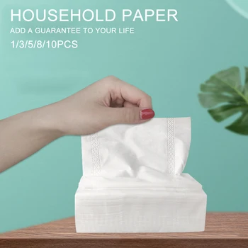 

3-layer Soft Disposable Napkins Toilet Tissue for Restaurant Hotel Paper Napkins Thickened Wood Pulp Paper Tissues Napkin Paper