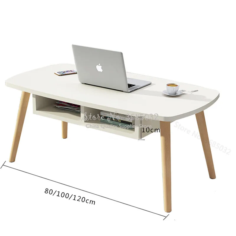 Multifunctional Coffee Table Living Room Tea Table with Drawer Apartment Nordic Mini Small Simple Wood Tea Table 80/100/120cm Multifunctional Coffee Table Living Room Tea Table with Drawer Apartment Nordic Mini Small Simple Wood Tea Table 80/100/120cm