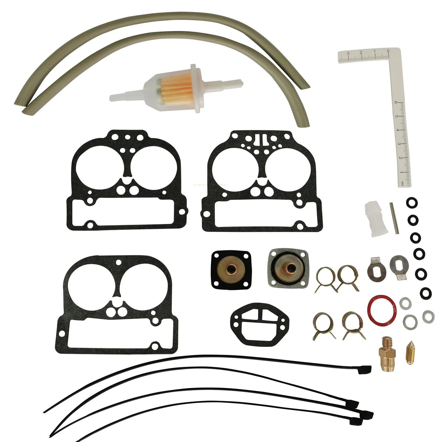 Carburetor Repair Kit for For WEBER 40/42/44 DCNF fits 4 Bolt or 5 Bolt Top
