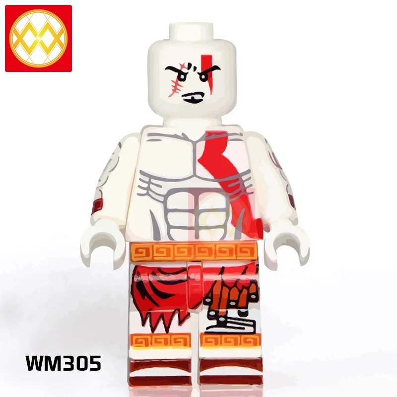 WM305 Hello Boy Ghost мотоциклист Гидра строительные блоки Surfur Firestorm Robocop Blade Supervillians красные игрушки в форме черепа детские подарки - Цвет: WM305